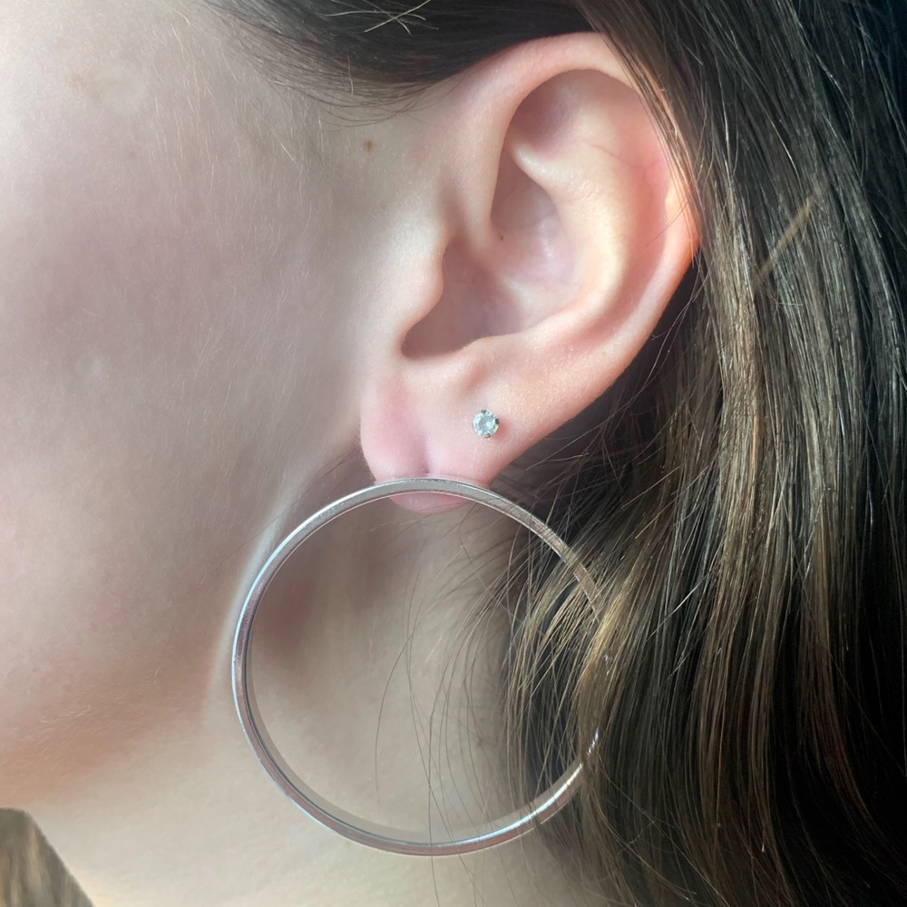 Jenny Bird Front Facing Hoops